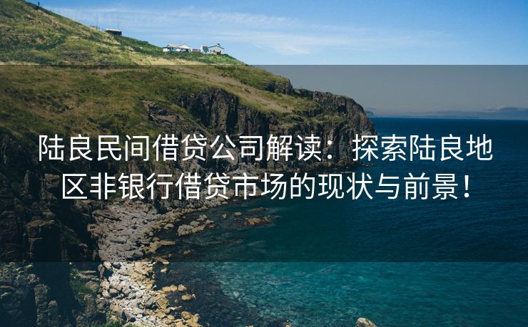 陆良民间借贷公司解读：探索陆良地区非银行借贷市场的现状与前景！