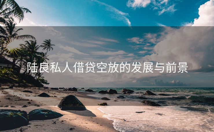 陆良私人借贷空放的发展与前景