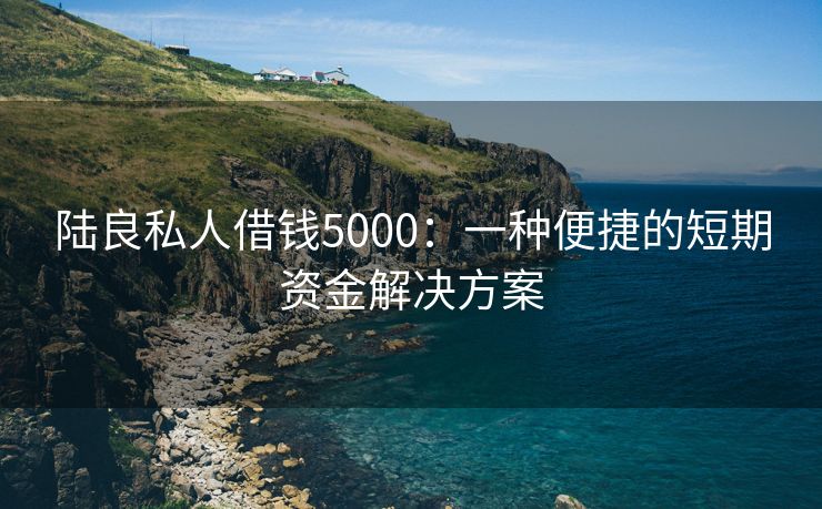 陆良私人借钱5000：一种便捷的短期资金解决方案