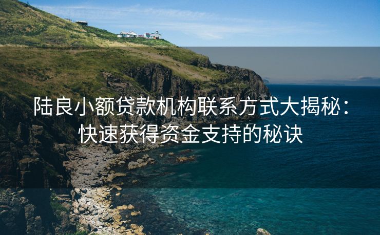 陆良小额贷款机构联系方式大揭秘：快速获得资金支持的秘诀