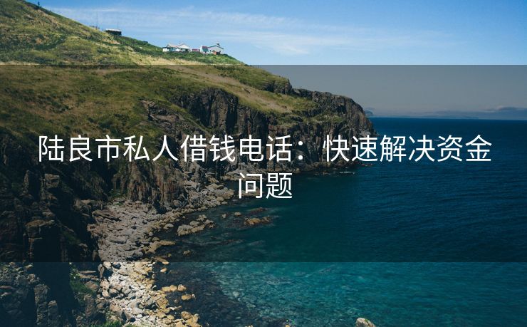 陆良市私人借钱电话：快速解决资金问题