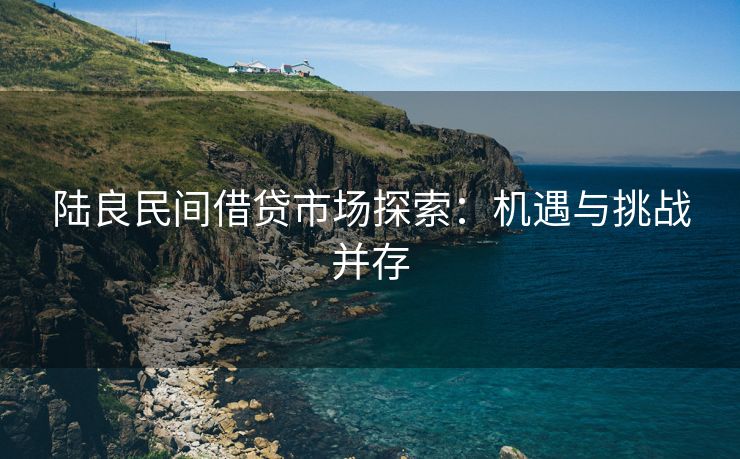 陆良民间借贷市场探索：机遇与挑战并存 陆良民间借贷市场探索 陆良空放  第3张