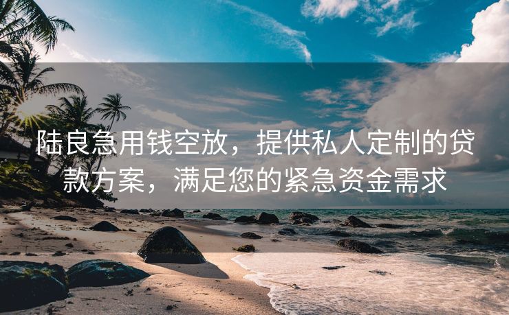 陆良急用钱空放，提供私人定制的贷款方案，满足您的紧急资金需求 陆良急用钱空放 陆良空放  第2张